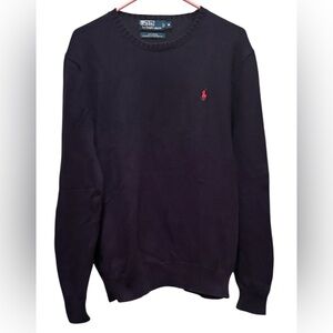 Polo by Ralph Lauren Men's Dark Blue Crewneck Sweater